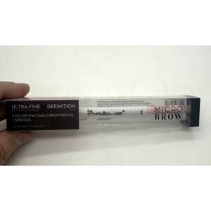 The Creme Shop Micro Brow Pencil Granite 2-in-1 Retractable Brow Spoolie Eyebrow
